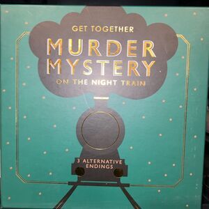 Murder Mystery Get Together On The Night Train Board Game Brand New
